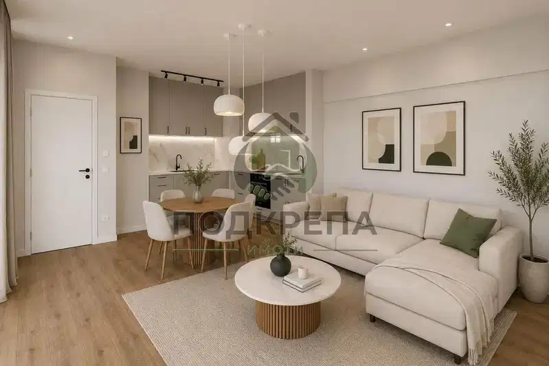 Two-room apartment with terrace in Karshiyaka, Plovdiv