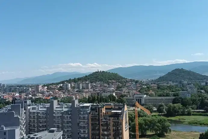 Two-room apartment with large terrace in Karshiyaka, Plovdiv
