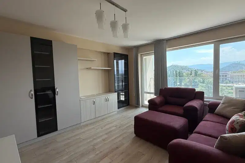 Two-room apartment with terrace and view of the Maritsa River in Karshiyaka