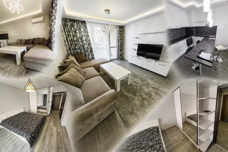 Spacious 2-room apartment in Karshiyaka with terrace