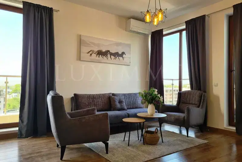 Two-room apartment with two terraces in Karshiyaka, Plovdiv
