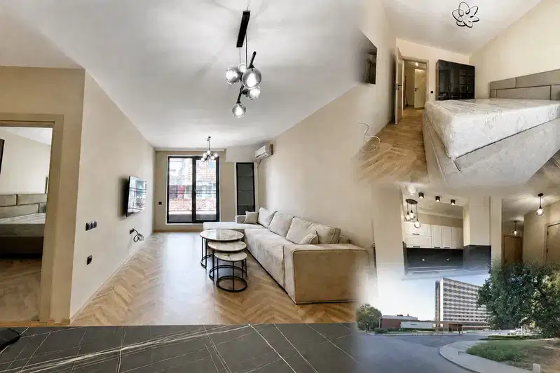 Stylish 2-room apartment in Karshiyaka with terrace