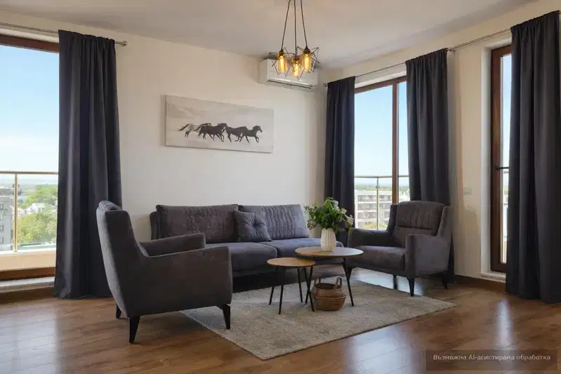 Two-room apartment with parking space in Karshiyaka, Plovdiv