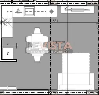 Photo 2 — One-room apartment in Kyuchuk Parij with park environment