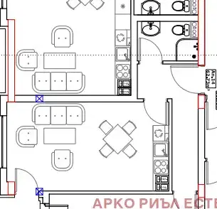Снимка 2 — Двустаен апартамент в Кючук Париж, Пловдив с тераса