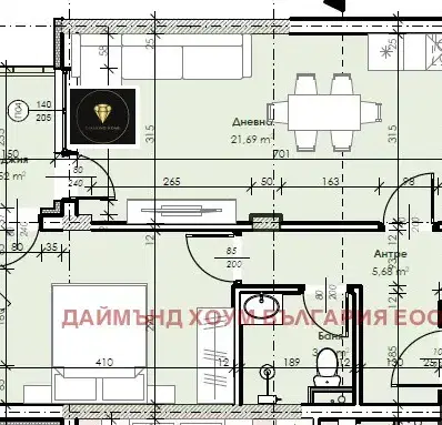 Снимка 2 — Двустаен апартамент в Кючук Париж с тераса и парк