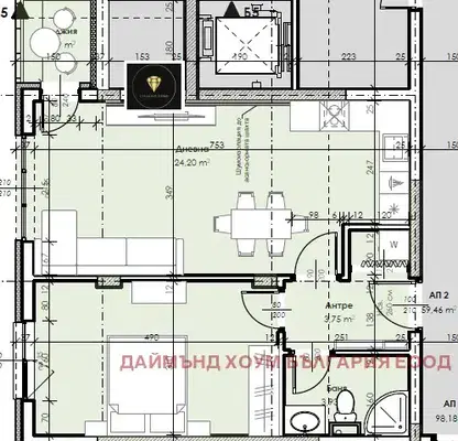 Снимка 2 — Двустаен апартамент в Кючук Париж с тераса и асансьор