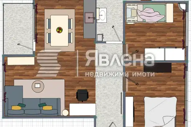 3-bedroom apartment in Plovdiv, Kyuchuk Parij