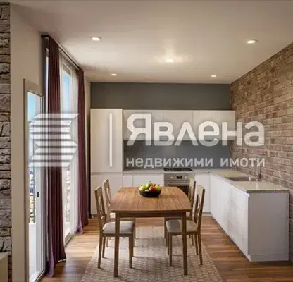Снимка 2 — Тристаен апартамент с тераса в Кючук Париж, Пловдив