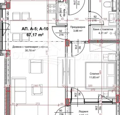 Photo 3 — Two-room apartment in Ostromila with elevator and parking space