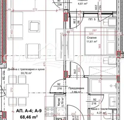 Photo 4 — Two-room apartment in Ostromila with elevator and parking space