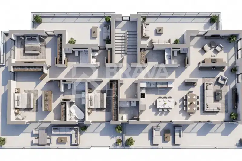 Large penthouse with 3 terraces in Plovdiv, Otdih i kultura