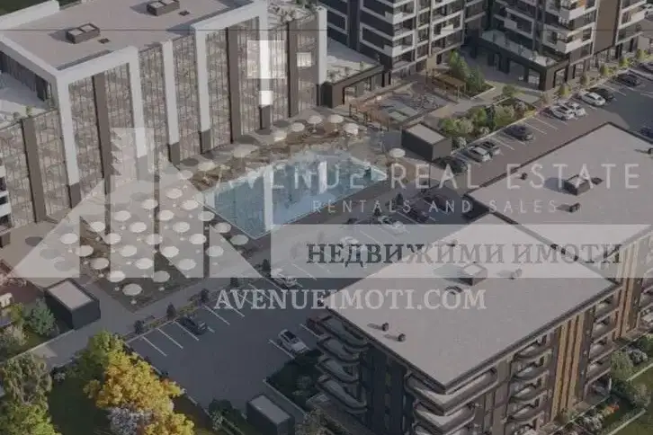 Two-room apartment in Trakiya with spacious living room in Plovdiv