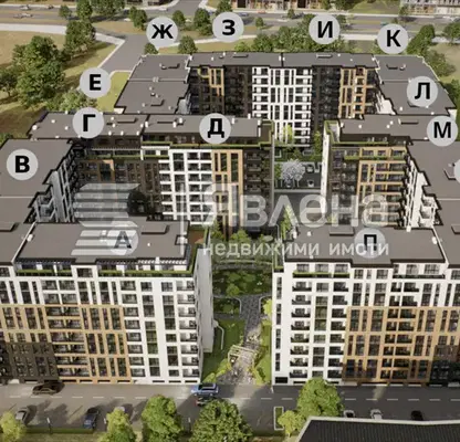 Photo 2 — Two-room apartment in Trakiya, Plovdiv with terrace