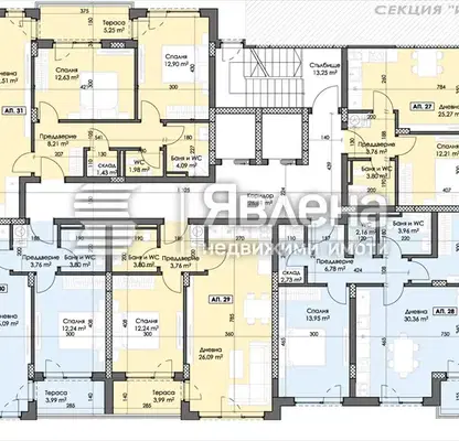Photo 3 — Two-room apartment in Trakia, Plovdiv with terrace on 7th floor