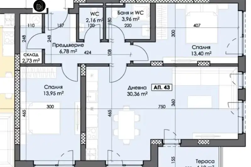 3-bedroom apartment in Plovdiv, Trakiya