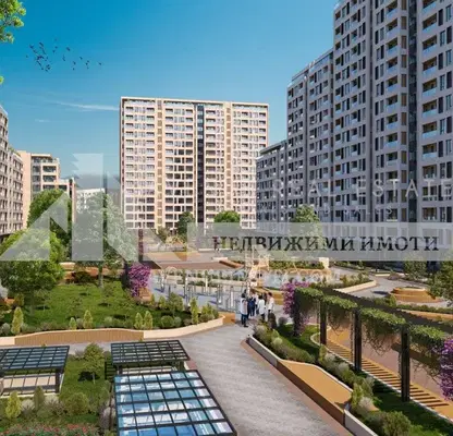 Снимка 2 — Тристаен апартамент в Тракия, Пловдив с тераса
