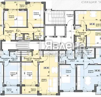 Снимка 3 — Тристаен апартамент 112 кв.м в Тракия, Пловдив, на 10-ти етаж
