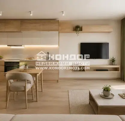 Photo 3 — One-room apartment in Kyuchuk Parij, Plovdiv with elevator
