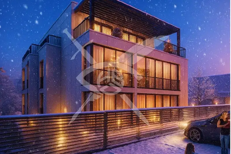 Spacious one-room apartment in Lozen village with parking space