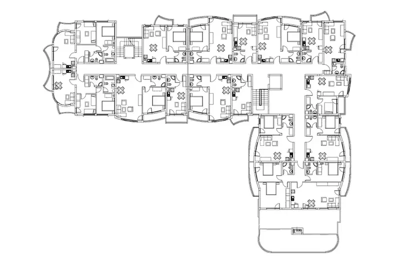 Four-room apartment with large terrace in Skorpilovtsi village
