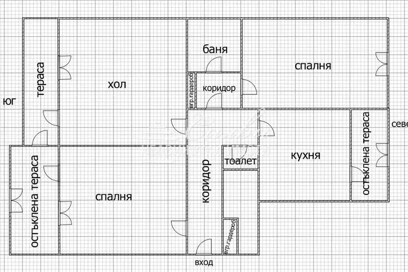 Тристаен апартамент с две тераси в кв. Херсон, Шумен