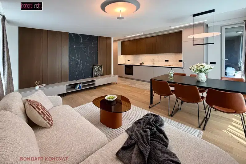 Three-room apartment with terrace in Banishora, Sofia