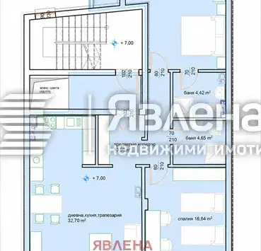 Снимка 2 — Тристаен апартамент с южно изложение в Банишора, София