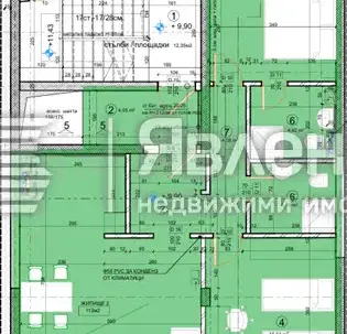 Снимка 2 — Просторен 3-стаен апартамент в Банишора с южно изложение