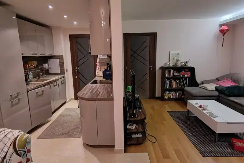Four-room apartment in Belite Brezi with functional layout