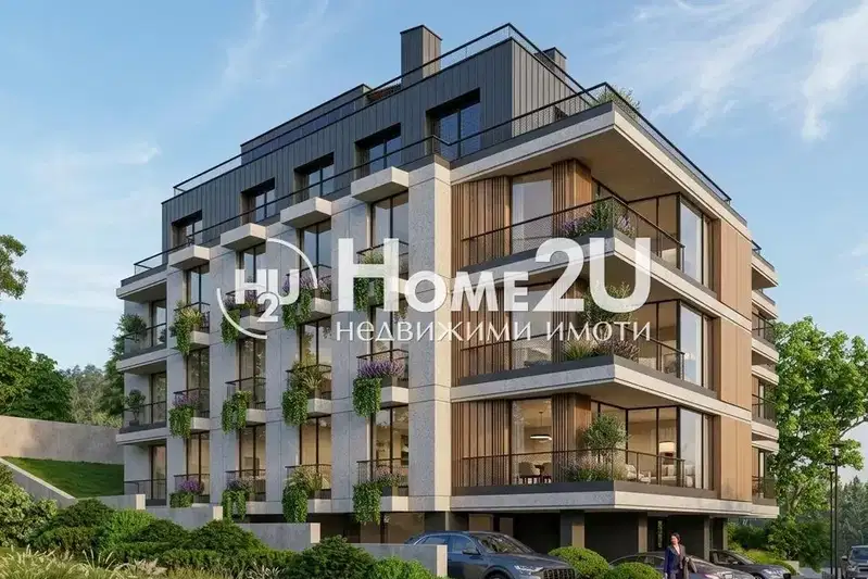 Two-room apartment in Boyana with functional layout