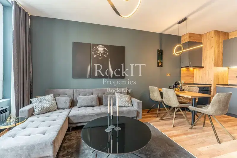 Two-room apartment with terrace in Bukston, Sofia