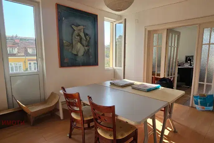 Three-room apartment with two balconies in the Center of Sofia