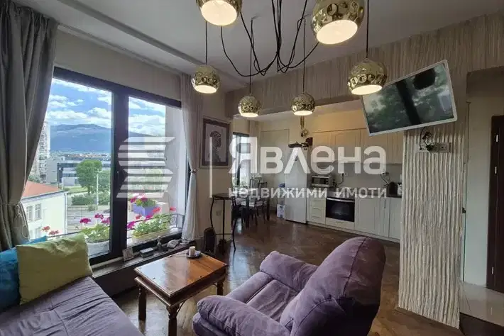 Two-room apartment with terrace in Center, Sofia