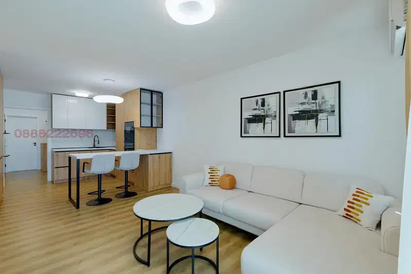 Two-room apartment in Center, Sofia with artistic interior