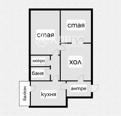 Снимка 4 — 3-стаен апартамент в Докторски паметник с високи тавани