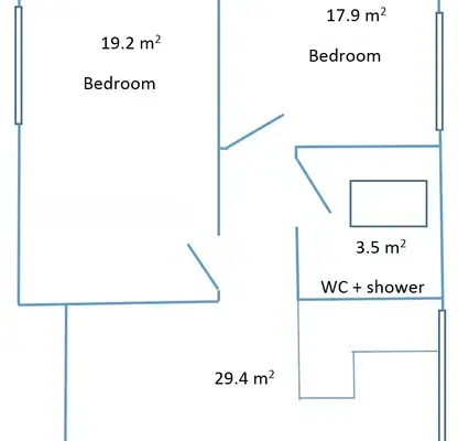 Photo 3 — Three-room apartment with a panorama in Doctorski Pametnik, Sofia