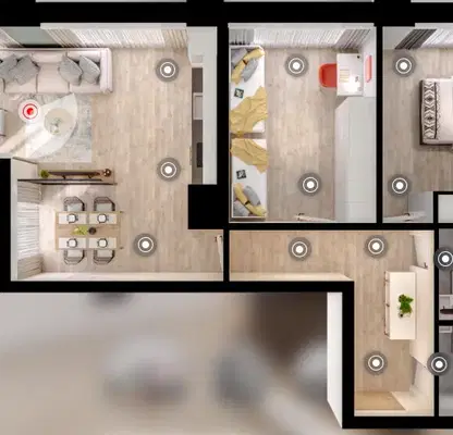 Photo 5 — Three-room apartment in Druzhba 1 with terrace and parking space