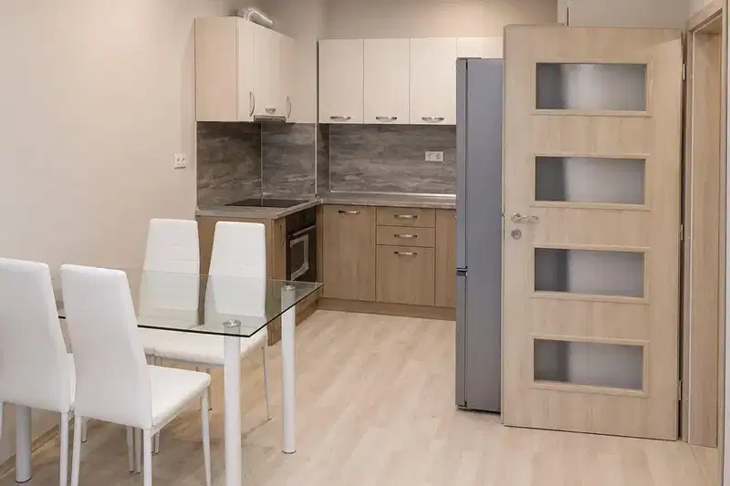 Two-room apartment in Druzhba 2 with terrace in gated complex