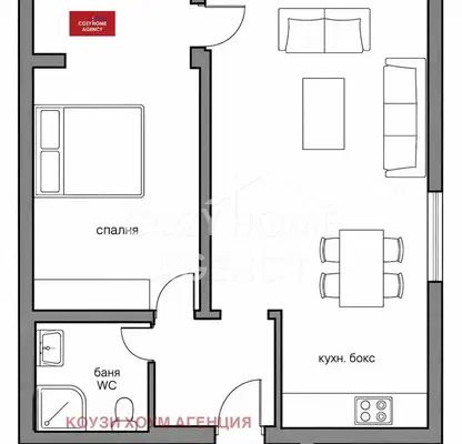 Photo 2 — Two-room apartment with south aspect in Hadzhi Dimitar, Sofia