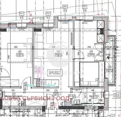 Photo 3 — Three-room apartment with two terraces in Hipodruma, Sofia
