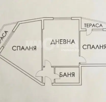 Photo 3 — Three-room apartment with balconies in Krastova vada, Sofia