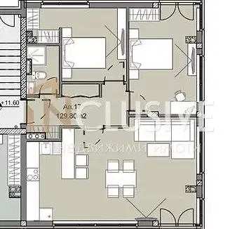Снимка 3 — Тристаен апартамент с три изложения в Левски, София