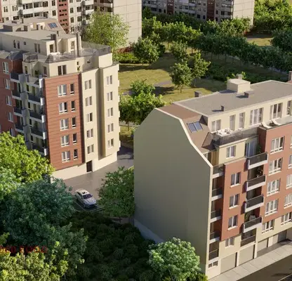 Снимка 2 — Тристаен апартамент с две тераси в Левски В, София