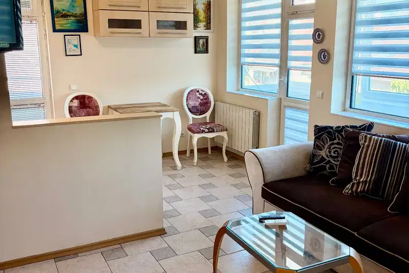 Two-room apartment with two terraces in Lozenets, Sofia
