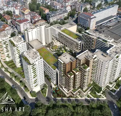 Photo 5 — Four-room apartment with roof terrace in Lozenets, Sofia