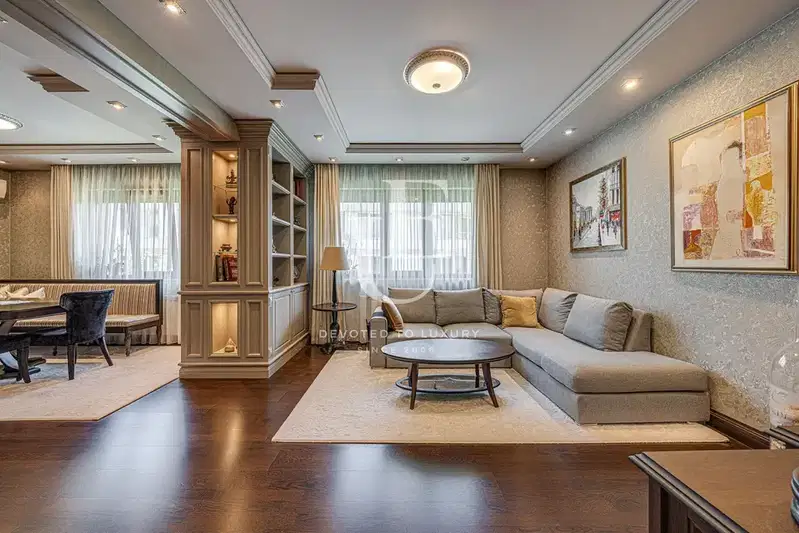 Three-room apartment with terrace and barbecue in Lozenets, Sofia