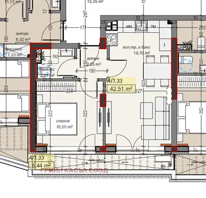 Photo 2 — Two-room apartment with terrace in Lyulin 10, Sofia