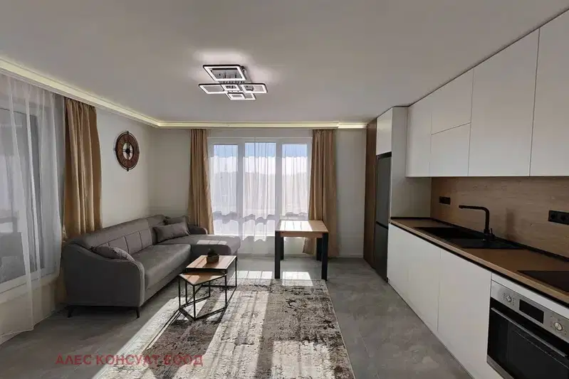 Two-room apartment with terrace in Lyulin 10 near Zapaden Park