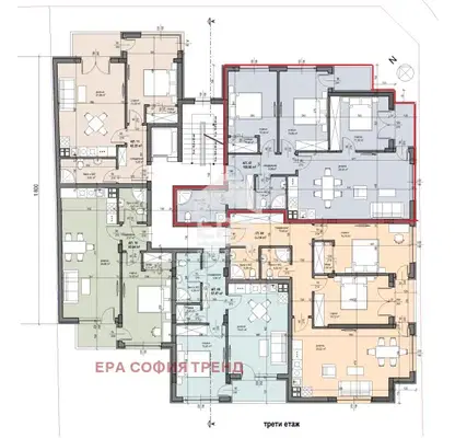 Photo 4 — Four-room apartment in Lyulin 9 with two terraces